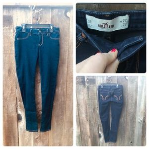 Hollister women’s skinny jeans size 5r dark blue